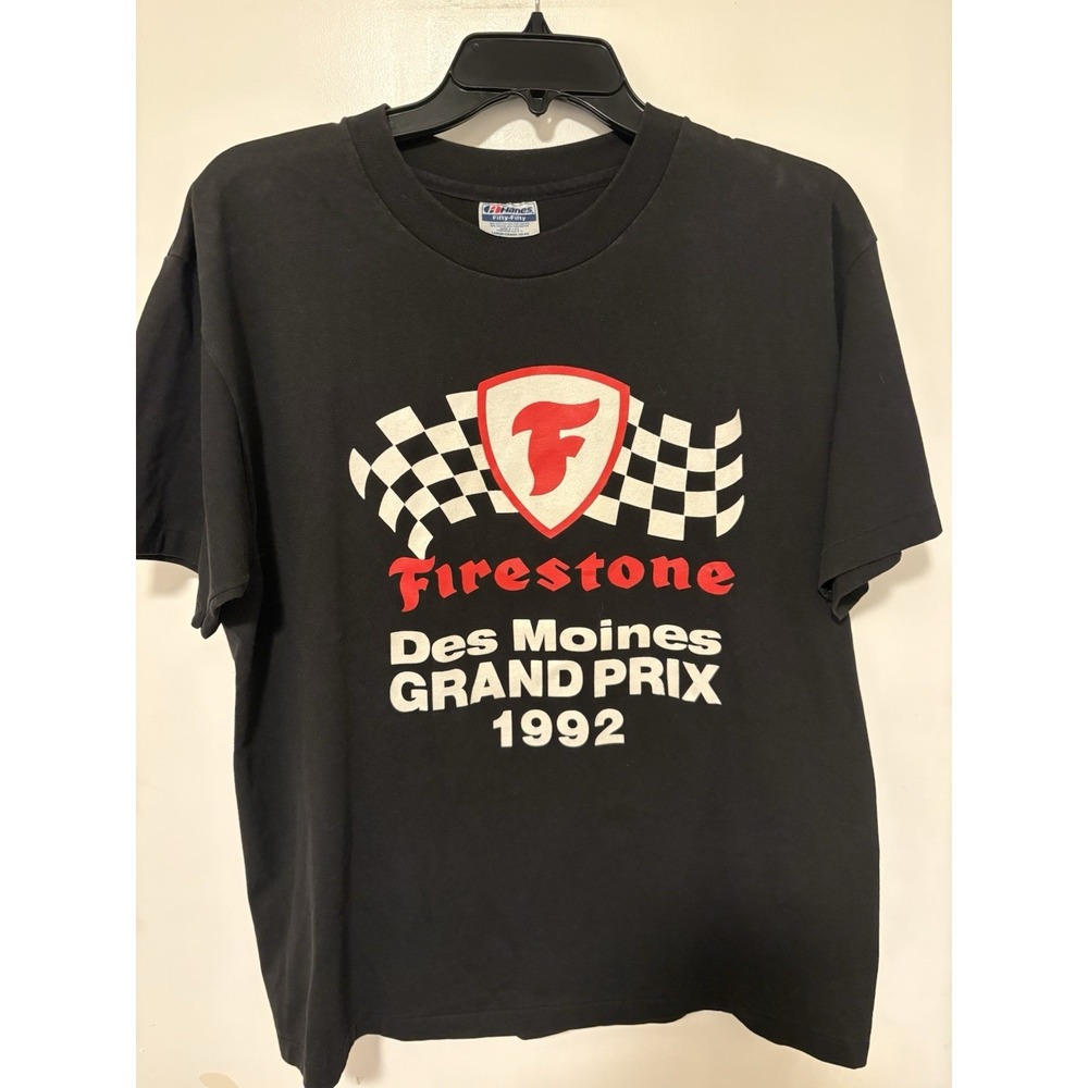 Vintage 1992 Firestone Grand Price T-shirt Size L
